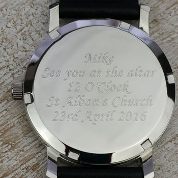 Personalised Mens Watch Designed By David Louis, 2 of 11