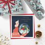 Personalised Snow Globe Christmas Card, thumbnail 5 of 8