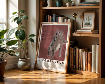 Stegosaurus | Dinosaur Art Print, 6 of 8