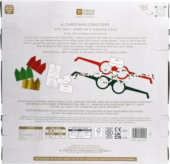 Botanical Holly Christmas Crackers Set Of Six, 2 of 5