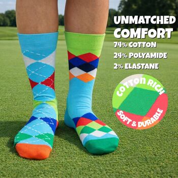 United Oddsocks Fore! Men's Gift Box Set, 3 of 5