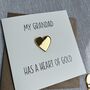 Grandad Heart Of Gold Father's Day Card, thumbnail 2 of 2