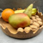 28cm Driftwood Teak Root Fruit And Nut Bowl – Wavy Edge, thumbnail 12 of 12