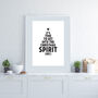 Personalised Get Into The Christmas Spirit Print, thumbnail 10 of 10