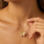 Gold Or Silver Butterfly Necklace, thumbnail 3 of 9