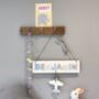 Personalised Vintage Wooden Name Sign With Aeroplane, thumbnail 3 of 3