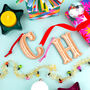 Personalised Wooden Initial Christmas Tree Decoration, thumbnail 1 of 5