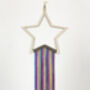 Wooden Star With Luxury Rainbow Knitted Fringing, thumbnail 11 of 12