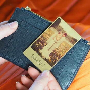 Personalised Photograph Metal Wallet Keepsake Card, 3 of 12