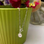 Sterling Silver Dainty Sunflower Anklet, thumbnail 9 of 11