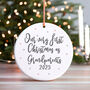 Our Very First Christmas As Grandparents Tree Decoration, thumbnail 1 of 5