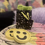 Smiley Face Coasters Neon Pink And Green Set Of Two, thumbnail 6 of 9