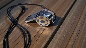 Korfball Personalised Whistle – Handmade And Engraved In The UK, 6 of 8