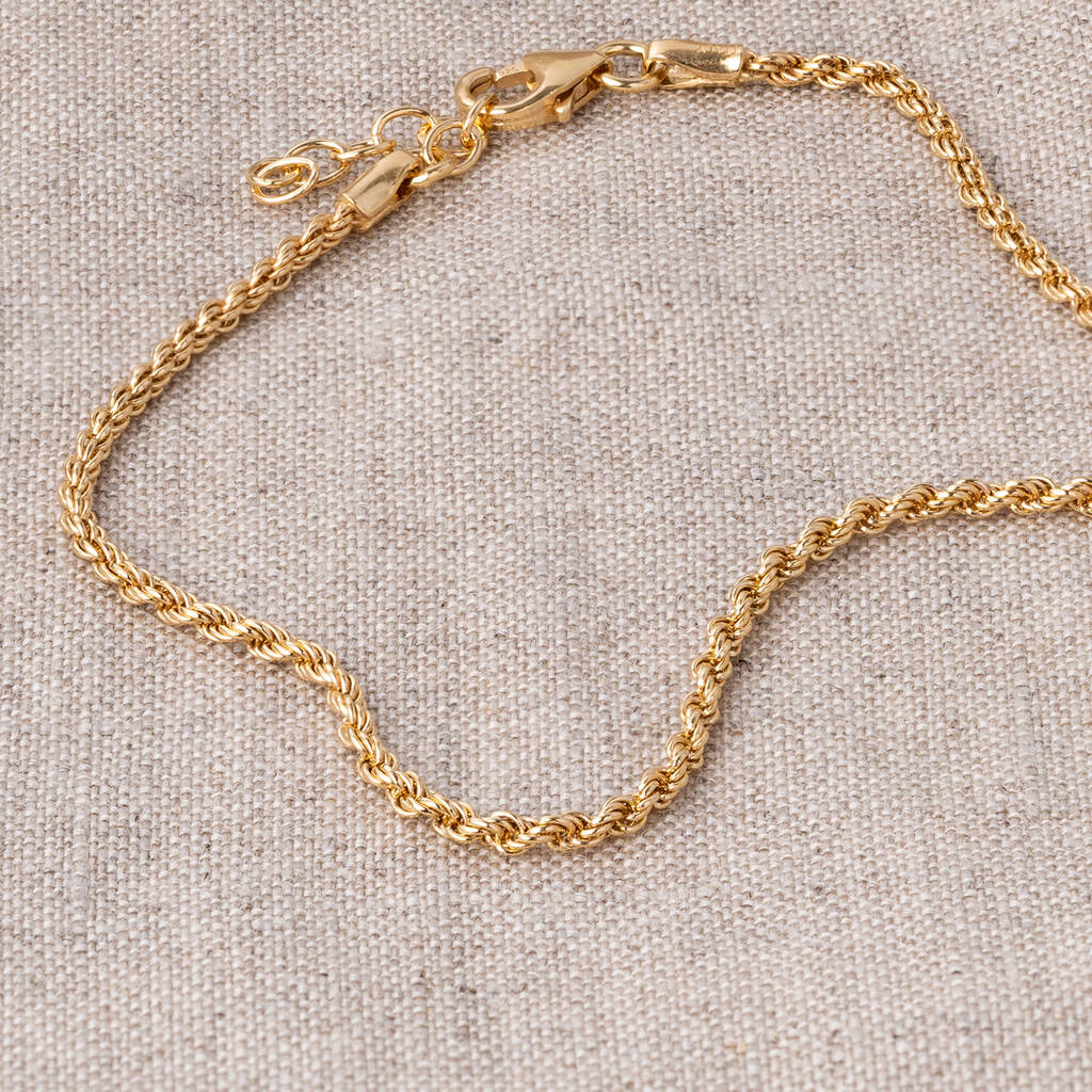 Glorious Triple Chain Gold Bracelet