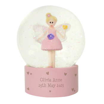 Personalised Fairy Snow Globe, 5 of 6
