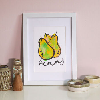 'Pears' Illustrated Print Wall Art, 2 of 9