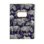 Crash Of Rhinos Print Notebook, thumbnail 3 of 9