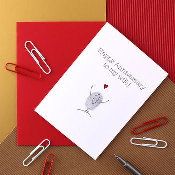 Wife Anniversary Card By Adam Regester Design | notonthehighstreet.com