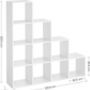 10 Compartment Bookcase For Living Room And Office, thumbnail 8 of 9