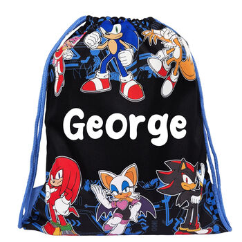 Sonic The Hedgehog Personalised Kids Drawstring, 3 of 7