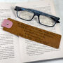 Three Years And Counting Leather Anniversary Bookmark, thumbnail 1 of 7