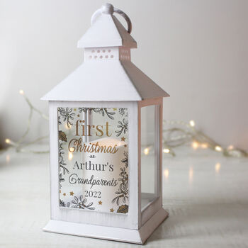 Personalised First Christmas Married Lantern, 4 of 6