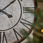 Vintage Galvanised Wall Clock, thumbnail 3 of 4