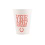 Pink Yeehaw Cow Girl Party Paper Cups Pack Of Eight, thumbnail 1 of 3