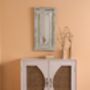 Rectangular Mirror Reclaimed Wood Teal Green, thumbnail 8 of 9