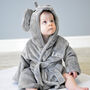 Personalised Soft Elephant Dressing Gown, thumbnail 5 of 8