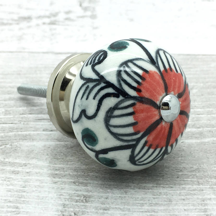 rapture ceramic door knob cupboard drawer door handle by g decor