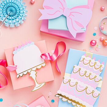 Let Them Eat Cake Large 'Cake' Plates Set Of Eight, 2 of 3