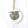 Baby Sloth Bauble, thumbnail 1 of 5