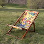 Exciting Bright Tropical Yellow Summer Lounge Chair, thumbnail 6 of 9