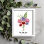 Personalised Birth Flower Family Print, thumbnail 7 of 12