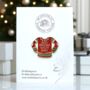 Merry Christmas Ya Filthy Animal Christmas Jumper Pin, thumbnail 1 of 9