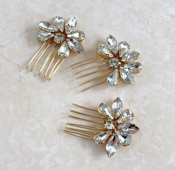 Gold Hair Comb Set, 2 of 4