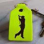 Golf Key Ring In Leather, thumbnail 5 of 12
