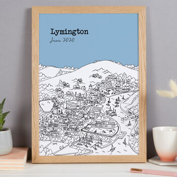 Personalised Lymington Print, 6 of 11
