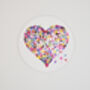 Mothering Sunday Butterfly Colourful Heart Card Not 3D, thumbnail 11 of 12