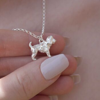 Personalised Cockapoo Sterling Silver Necklace, 2 of 9