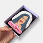 Hallow Mean Zombie Bride Halloween Letterbox Iced Cookie, thumbnail 3 of 11