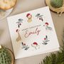 Personalised Safari Animals Christmas Card For Children, thumbnail 1 of 7