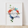 Personalised Happily Ever After Engagement Print, thumbnail 2 of 6