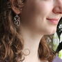Athena Recycled Silver Earrings, thumbnail 2 of 6