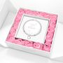 Worlds Best Mum Heart Bracelet Luxury Flower Box, thumbnail 1 of 4