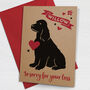Personalised Dog Loss Pet Sympathy Card, thumbnail 4 of 4