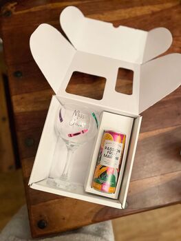 Personalised Christmas Teacher Gin/Cocktail Box, 3 of 4