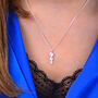 Personalised Pearl And Silver Trio Necklace, thumbnail 2 of 7