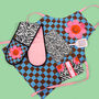 Daisy Check Mate Tea Towel, thumbnail 3 of 3